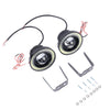 3.5 inch DC 12V 10W 900LM 7000K Car Angel Eyes Fog Lamp Foglight(White Light + White Light)