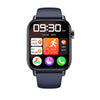 QS08 PRO 1.83 inch BT5.2 Smart Sport Watch, Support Sleep / Heart Rate / Blood Oxygen / Temperature / Blood Pressure Health Monitor(Black+Blue)