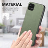 For Samsung Galaxy A22 4G Twill Fabric Leather Skin Back Phone Case(Green)