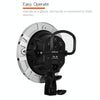 Godox TL-5 5 in 1 E27 Socket Tricolor Bulb Light Lamp Head Mount(AU Plug)