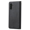 For Samsung Galaxy S25+ 5G Knead Skin Texture Flip Leather Phone Case(Black)