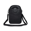 Universal Litchi Texture Phone Crossbody Bag Leather Case for 5.5-7.2 inch Phones(Black)