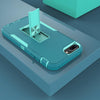 Magnetic Holder Phone Case For iPhone 8 Plus / 7 Plus(Lake Blue + Blue-green)