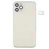 iPhone 11 Pro Back Cover Assembly (Silver) - With Side Keys & Wireless Charging