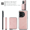 For OnePuls 11 JEEHOOD Magnetic Zipper Horizontal Flip Phone Leather Case(Pink)
