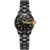 OLEVS 5563 Women Luminous Waterproof Quartz Watch(Black)