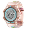 Changing Case Electronic Watch Mini Cartoon Alarm Clock Waterproof Watch(Girl)