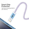Baseus CALD000505 Dynamic Series 2.4A USB to 8 Pin Fast Charging Data Cable, Cable Length:2m(Purple)