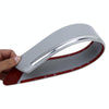 4 PCS Universal Car Auto Plastic Wrap Rubber Front Rear Body Bumper Guard Protector Strip Sticker(Grey)