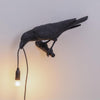 E12 LED Lucky Bird Wall Lamp Table Lamp For Bedroom, Style:Looking Wall Lamp, Plug:UK Plug(Black)