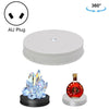 30cm Electric Rotating Turntable Display Stand  LED Light Video Shooting Props Turntable, Power Plug:220V AU Plug(White)