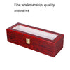 Wooden Baking Paint Watch Box Jewelry Storage Display Box(12-bit Paint)