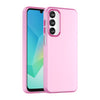 For Samsung Galaxy A16 5G Frosted Translucent TPU Hybrid PC Full Coverage Phone Case(Pink)