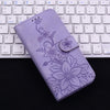 For Xiaomi Redmi K70 / K70 Pro Lily Embossed Leather Phone Case(Purple)