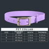 PVC Pet Loop Horsarine Dog Collar, Size: L(Blue)