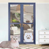 Magnetic Cat Door for Screen Doors | Two-Way | Black