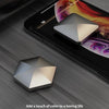 Desktop Kinetic Energy To Vent Stress Relief Fingertip Spinner Toy, Style: Aluminum Alloy Quadrilateral Gold