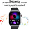 ET585 2.04 inch Steel Strap IP68 Waterproof Smart Watch, Support ECG / Blood Composition Measurement(Black)