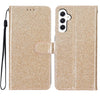 For Samsung Galaxy A36 5G Glitter Powder Flip Leather Phone Case(Gold)