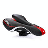 YAFEE YF-1034-3 Soft Mountain Bike Seat Mountain Bike Hollow Breathable Saddle Seat Cushion Bicycle Seat(Black Red)