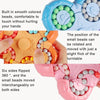 10 Sides Rotating Magical Bean Cube Fingertip Gyro Toy Educational Brain Development Roller Ball Toy(Pink)