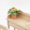 3 PCS 1:12 Doll House Mini Flower Model Sunflower Potted Ornaments
