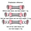 Ladies Home Adjustable Weight Fitness Dumbbells Arm Muscle Shaper, Weight: 4kgPink
