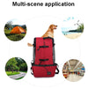 Large Grey Ventilated Pet Carrier Backpack - Breathable & Washable