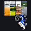 2.4G Remote Control Self-Balancing Stunt Motorcycle Single-Wheel Standing Electric Toy Car(Blue)