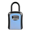 Car Key Safe Box - Secure 10,000 Combination Lock (Blue)