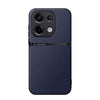 For Redmi Note 13 Pro 4G Global Litchi Leather Magnetic Full Coverage Shockproof Phone Case(Navy Blue)