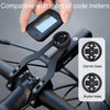 ESLNF Mountain Bike Yardstick Stand Lights Base Outdoor Riding Stainless Steel Stand(Black)
