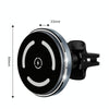 M68 15W Magnetic Wireless Charging Car Holder(Dark Grey)