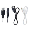 1.25m For Shaver / Water Refill Device USB TTo 8-Figure Tail Charging Cable Power Cord(White)