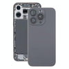 iPhone 16 Pro Glass Back Cover Replacement Black (MagSafe)