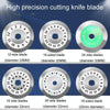 20mm 24 Rotating Surface Fiber Optic Cutting Knife Replacement Tungsten Steel Blade