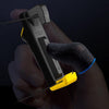 1 Pair Carbon Fiber Breathable Mobile Phone Game Touch Screen Finger Cover for Thumb / Index Finger (Black)