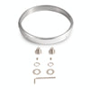 7 Inch Motorcycle Headlight Modification Parts Headlight Ring Bracket(Silver)