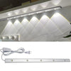 30cm 220V CN Plug Wardrobe Cabinet Lamp LED Light Bar With Button Switch(White)