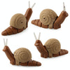 7701 Children Electric Infrared Remote Control Snail Simulation Tricky Pet(Brown)