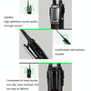 Baofeng UV-8D 8W High-power Dual-transmit Button Multifunctional Walkie-talkie, Plug Specifications:EU Plug