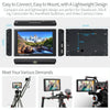 FEELWORLD FW279 7 Inch Ultra Bright 2200nit on Camera Field DSLR Monitor Full HD 1920x1200 4K HDMI Input Output High Brightness for DSLR Stablizer