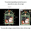 30x45cm Christmas Static Wall Stickers Glass Window Christmas Decoration Poster, Style: SDJ2310