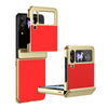 For Samsung Galaxy Z Flip3 5G Integrated AG Frosted Vacuum Plating Phone Case(Red)