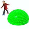 Hemisphere Balance Stepping Stones Durian Spiky Massage Ball Sensory Integration Indoor Outdoor Games Toys for Kids Children(Green)