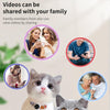 A9 Pet Camera Recorder, IPX6 Waterproof, Track Playback (White)