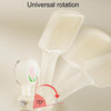 Bathroom No-Punch Suction Cup Showerhead Holder Tulip Shower Hanger(Milk White)