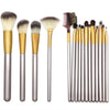 18 in 1 High-grade Beige Beauty Makeup Brushes Tools Kit, Size: 25*46cm