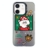 For iPhone 12 Christmas Series PC Full Coverage Pattern Phone Case(CK053 Black)