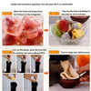 Manual Ice Cream Machine Household Electric Fruit Ice Cream Machine(EU Plug)